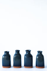 New York Stoneware Charcoal Bud Vase