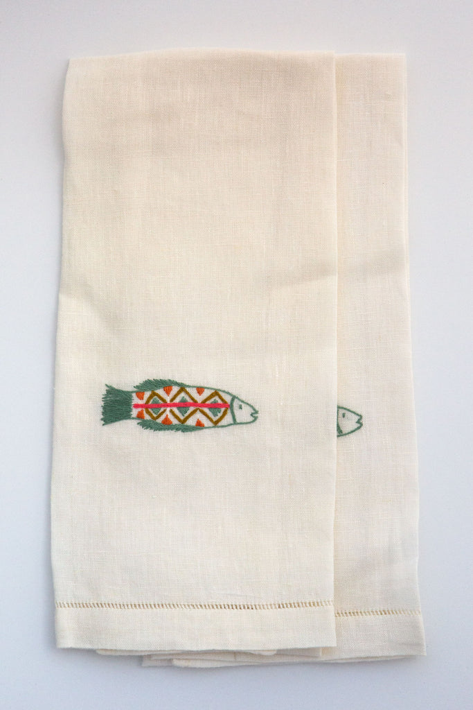 Tilapia Guest Towel Set/2