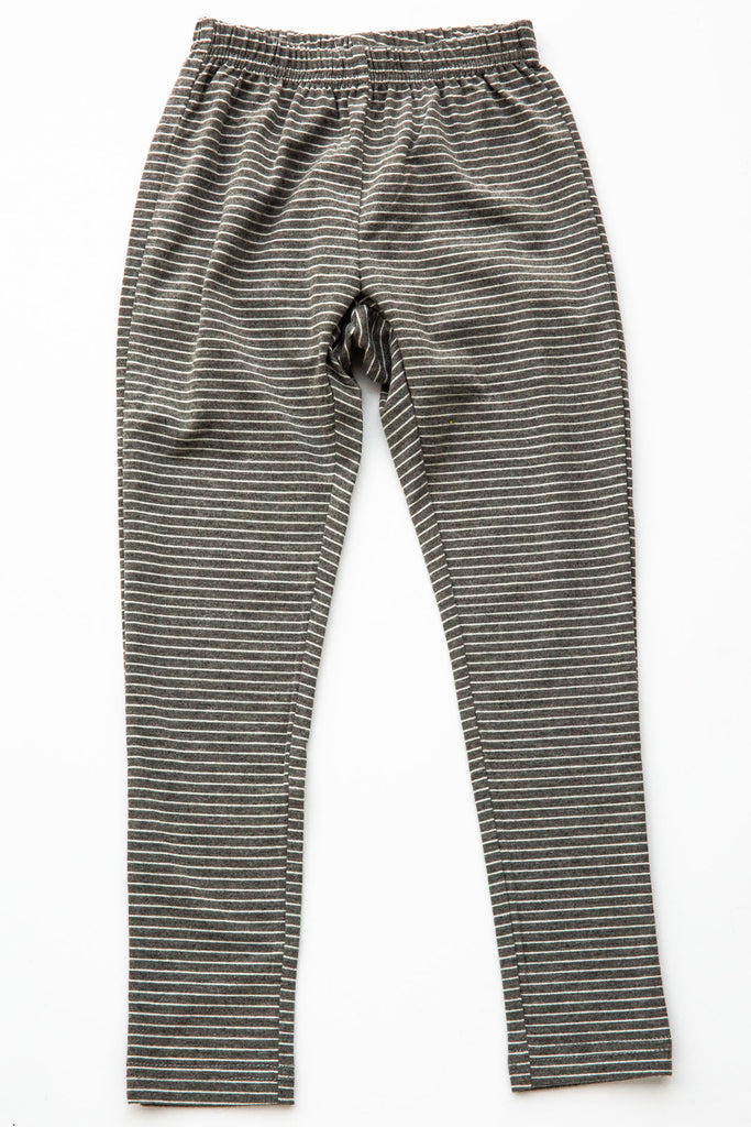 Siaomimi Charcoal Stripe Leggings