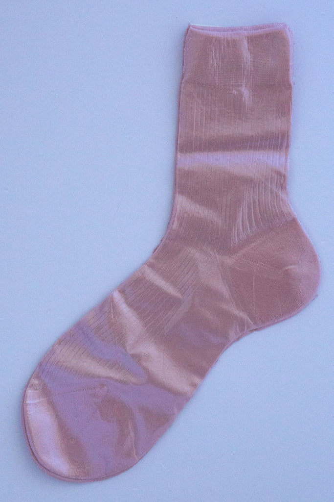 Ribbed Laminate Socks