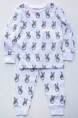 Eight Thousand Miles Peace Pajama Set