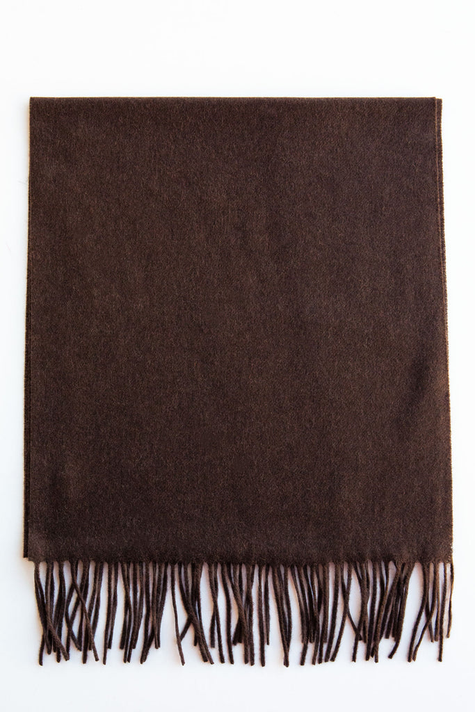 Fringe Cashmere Scarf