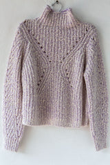 Melange Pointelle Sweater