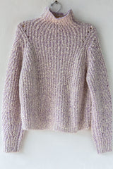 Melange Pointelle Sweater