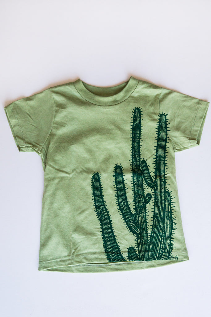 lucky fish green cactus tee